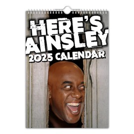 The Calendar King // Here's Ainsley - 2025 Wall Calendar (Full Colour, A4 Size)