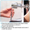 Enhon Faucet Seat Wrench, Compatible with Danco 80439 Faucet Removal