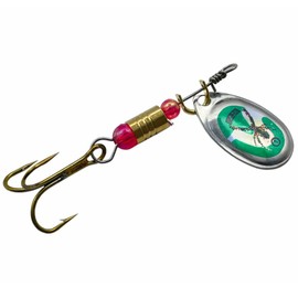 FedMois 30 pcs Fishing Spinner Baits Set with Box Spinners Lures with Hook for Pike Trout Bass Fishing