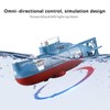 Ghzste Mini RC Submarine Toy for Aquarium Decoration, Simulated Submarine