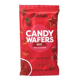 Chocomaker Red Vanilla Flavored Candy Wafers, 12 Ounce
