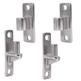 4 bisagras desmontables de acero inoxidable 304 para puertas de granja, cercas de madera, resistentes, de montaje en pared, con capacidad de hasta 270 kg, 6 mm de grosor