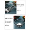Stainless Steel Fruit Basket Multipurpose Decorative Mirror Polished Large Capacity