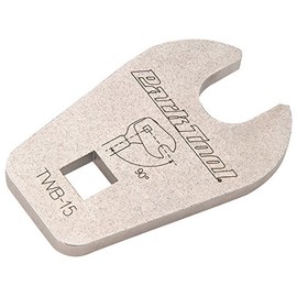 PARKTOOL TWB-15 Pedal Wrench Head, 0.4 inch (9.5 mm) Square (3/8 inch sq), Size: 0.6 inch (15 mm)