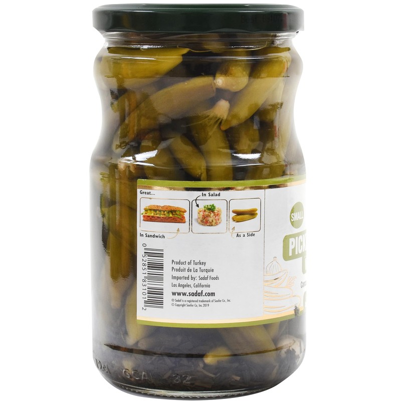 Sadaf Pickled Cucumbers with Tarragon - Pickled Cucumber for Cooking,