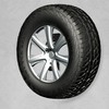 Adamoss Wall Mount Spare Tire Carrier for Enclosed Trailer -