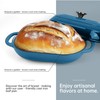 Fijxzct Premium Enameled Cast Iron Dutch Oven for Bread Baking