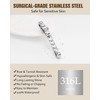 Jecanori 5X Strength Magnetic Bracelets for Women —Updated 5,000 Gauss