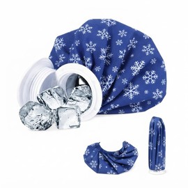 Reusable Ice Packs - Hot & Cold Therapy for Leaks - Relieve Pain, Swelling and Injuries Available with Tether