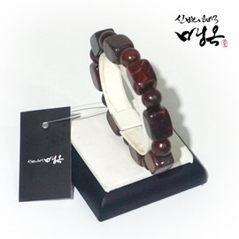 Natural Carnelian Square Bead Stone Bracelet Carnelian Square Bead Bracelet/17cm (Unisex)
