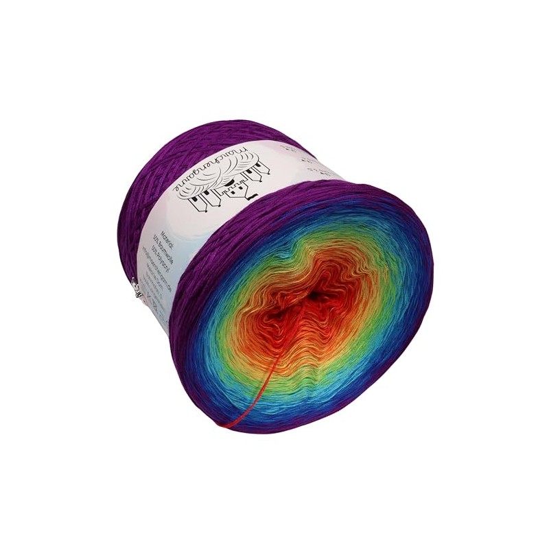 Colour Gradient Yarn Dance of Colours 4-Ply Bobbel Wool Crochet