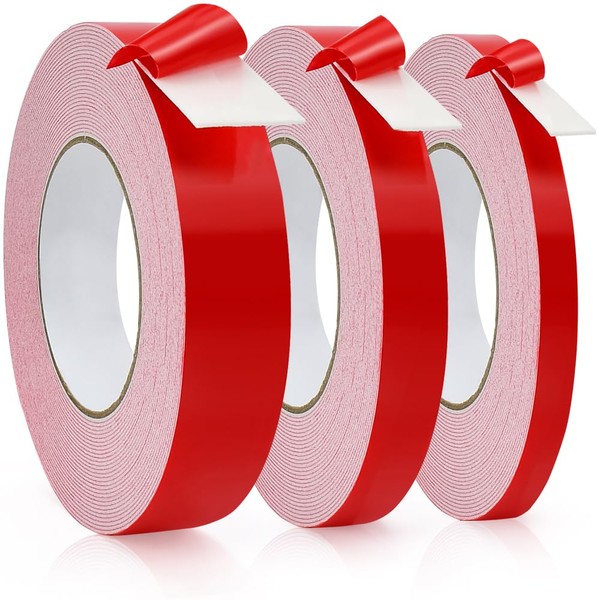 ZADAFINA Double Sided Tape, Set of 3, Double Sided Tape