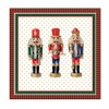 Ambiente Christmas Napkin 33 Centimetre Pack of 20 Three Nutcrackers