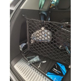 Rear Trunk Organizer Cargo Net for Acura MDX 2014–2020 – (2in1) Envelope/Floor Style Cargo Net for SUV–Premium Mesh Car Trunk Organizer Vehicle Carrier Storage–Compatible with MDX