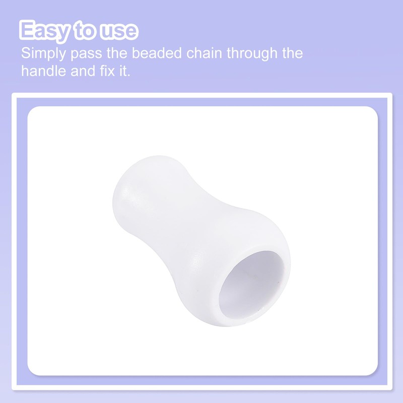 sourcing map 16Pcs Cord Knobs, 25.4mm Window Blind Tassels Plastic