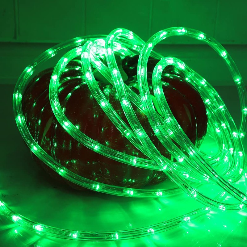 50ft 360 LED Waterproof Rope Lights,110V Connectable Indoor Outdoor Led