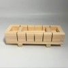 Yamako 792474 Hinoki Cypress Pressed Sushi Mold, Cuts 6 Pieces,