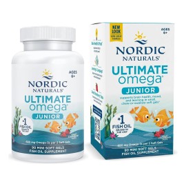 Capsulas De Omega 3 Para Niños Nordic Naturals Fresa 90 Caps