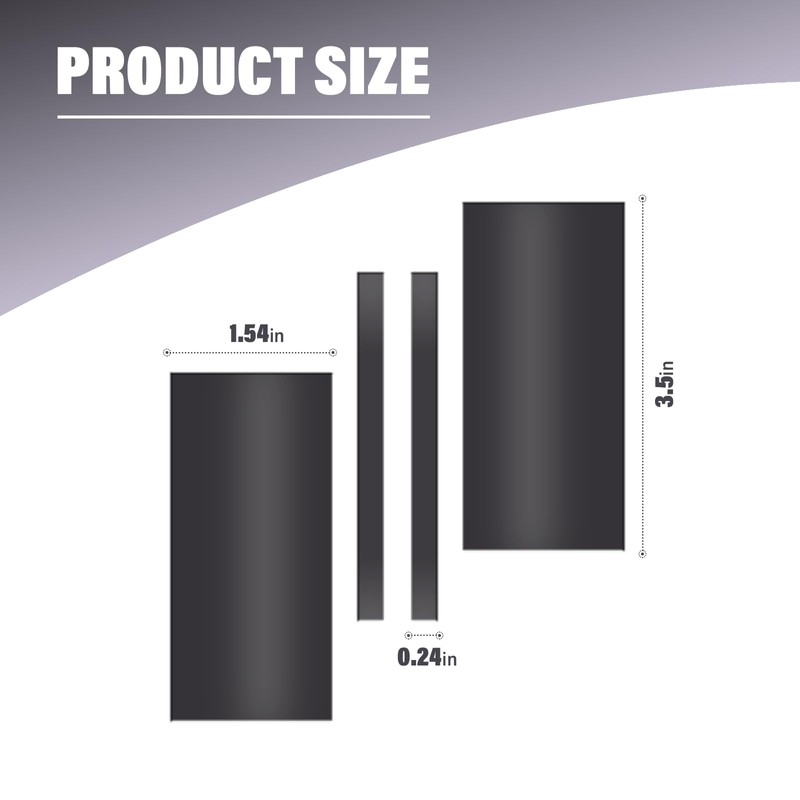 30Pack 4.5" Door Hinge Masking, Magnetic Door Hinge Covers for