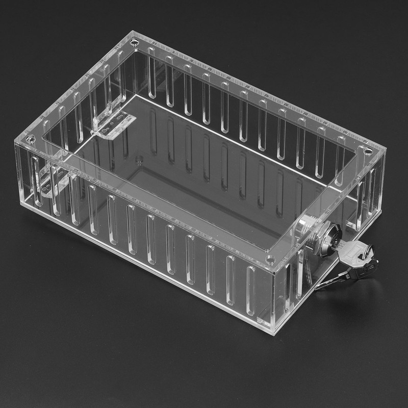 Thermostat Lock Box with 2 Keys Universal Clear Acrylic Plastic