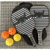 Pickleball Paddles Set - 2 of Pickle Balls and Rackets