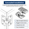 Adjustable Concealed Pie Cut Corner Hinge for Cabinet Door, Replacement