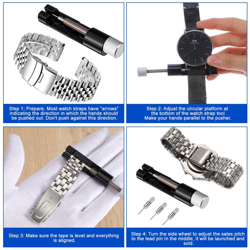 Mabor Link Remover Tool for Watches, Tools to Adjust and