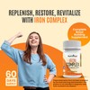 NutritiPure Iron Complex, Complete Blood Building Iron Vegetarian Capsules with