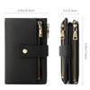 SENDEFN Small Wallet for Women Leather RFID Blocking Card Holder