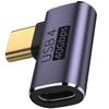 USB Type C Converter Adapter, L Shape 40Gbps (Set of