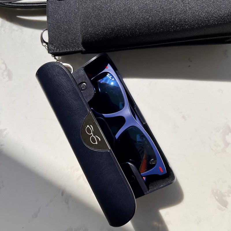EYECARRY eyeglasses case (Deep Navy)