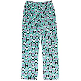 Just Love Cute Character Plush Pajama Pants for Girls - Fleece PJs, Panda Heart, Girls' 10-12