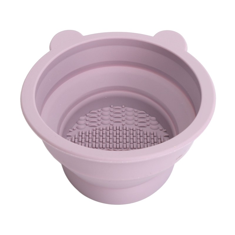 5pcs Makeup Brush Cleaning Solution Bowl Kit Residue Removal Powder