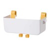 MEVOPHEE Bedside Hanging Caddy, Plastic Hanging Storage Shelf Holder Organizer