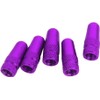 5 x Purple Bicycle Presta Valve Caps Bicycle Valve Caps