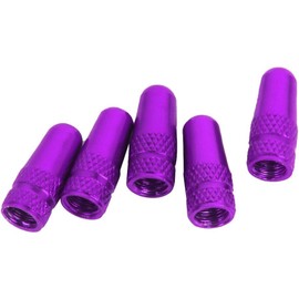 5 x Purple Bicycle Presta Valve Caps Bicycle Valve Caps Accessories