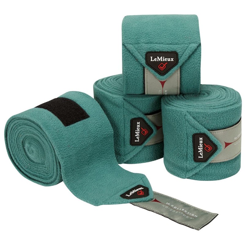 LeMieux Classic Polo Full Exercise Bandages in Plum with Zipped