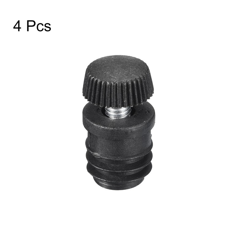 uxcell 4Pcs Inserts for Round Tubes with Leveling Feet, for