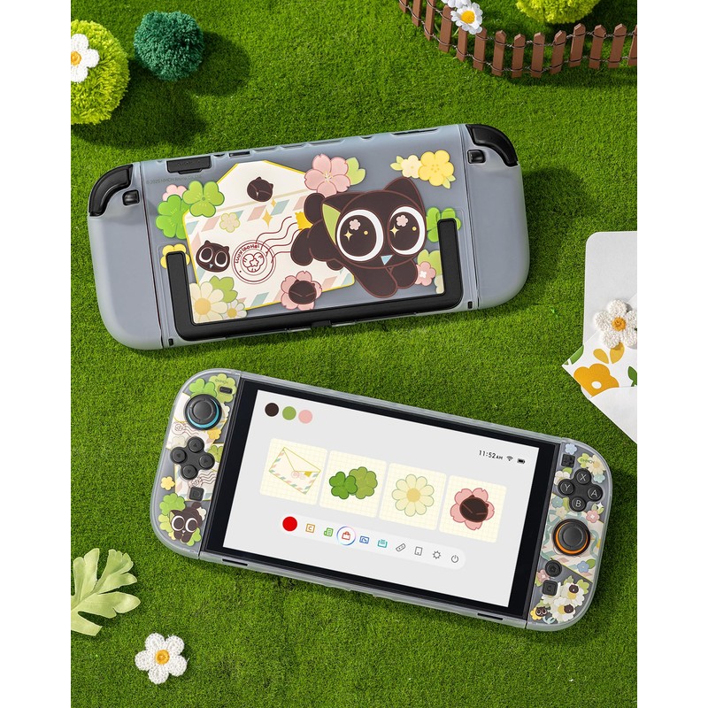 GeekShare Switch2カバー スイッチ2025 Switch2対応カバー ライセンス羅小黑 PC製 joy con 全面保護 薄型