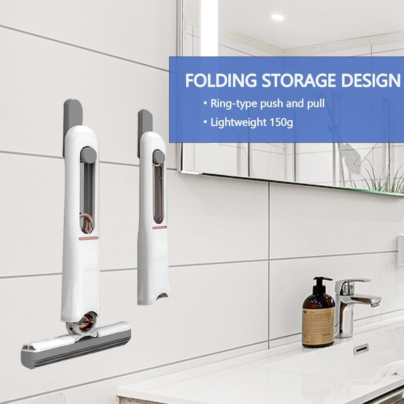 Compact Self-Squeezing Mini Sponge Mop – Portable & Versatile Cleaning