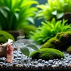 Green Betta Fish Leaf Pad,Plastic Plant Betta Hammock Leaf Bed,Simulating