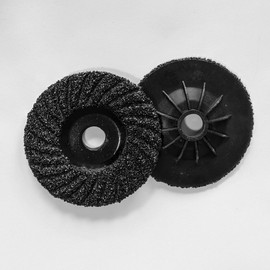 20 pcs of 4.5"x7/8" Gr16 STARFLEX ZEC SIC Turbo Grinding DISC W/Plastic Back for Concrete/Masonry Each Pack(20 PCS) Item No. FTP4516 (4.5" x 16#)