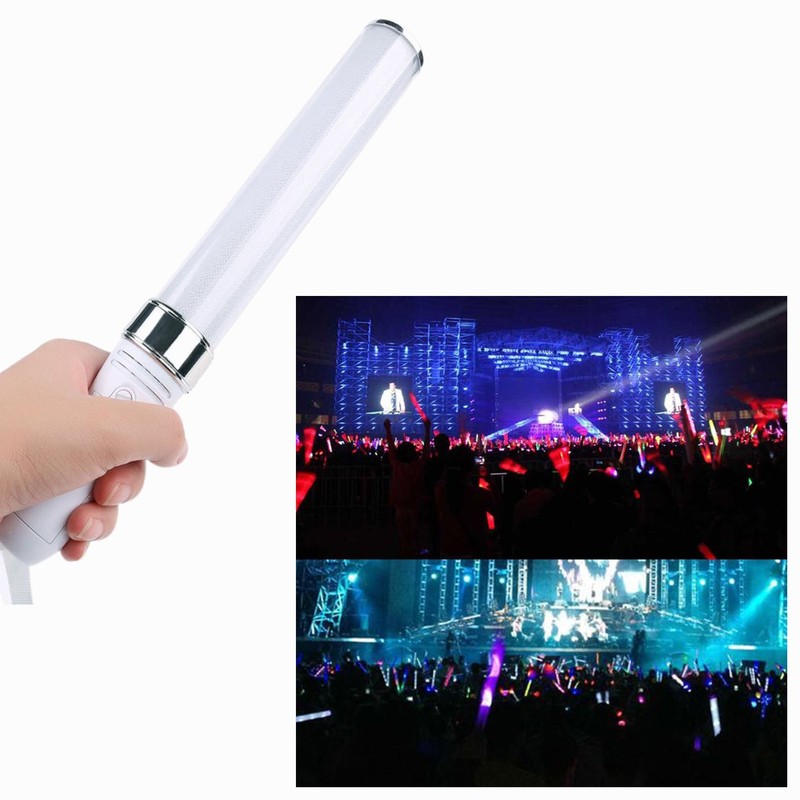 Gearmax LED Concert Light Stick 15 Colors Change Glow Stick