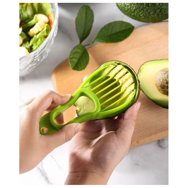 Avocado Cutter Tool - 3-in-1 Avocado Slicer and Pitter, 3.97"