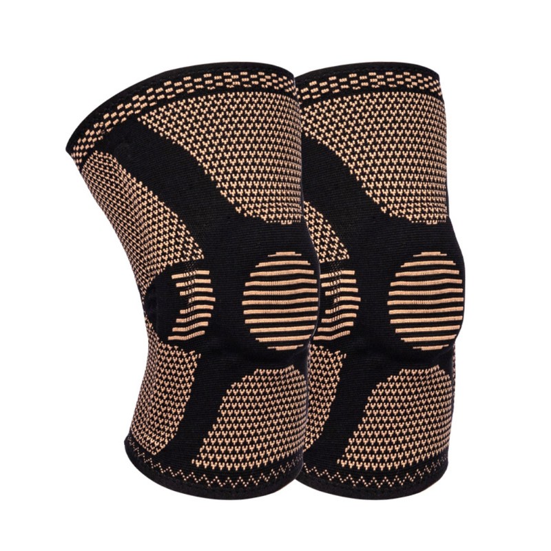 1 Pair Knee Brace Elastic Breathable Knee Sleeve Compression Non
