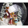 Nostalgie-Schneekugel Romantischer Winterspaziergang Spieluhr Winter Wonderland 10cm Durchmesser * 20224
