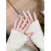 BIBII Nails Handmade Nail Tip, 3D Nails, Medium Long, Floral