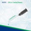 100Pcs 22 Gauge 1 Inch Needle 22G Sterile Disposable Injection
