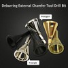 Stainless Steel Hex Shank Deburring External Chamfer Tool Drill Bit