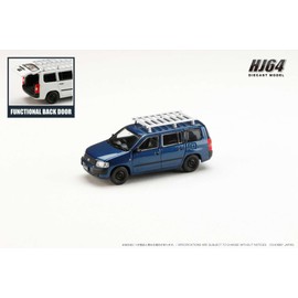 1/64 Toyota Pro Box Custom Version / Dark Blue Mica with Roof Carrier